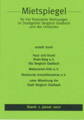 Mietspiegel 2012 Bergisch Gladbach