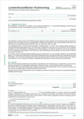 Landwirtschaftlicher Pachtvertrag